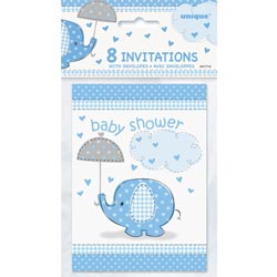 Baby shower inbjudningskort