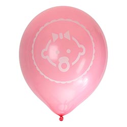 Babyshower ballonger till flicka