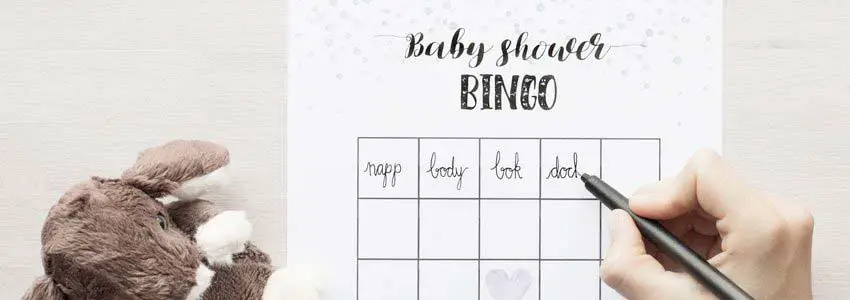 Babyshower bingo