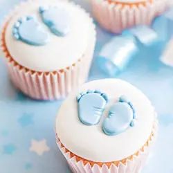 Cupcakes till babyshower